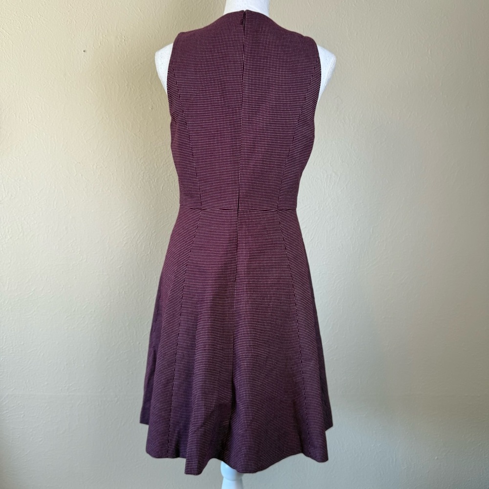 Gal Meets Glam Button-Front Plum Midi Dress - Picture 3 of 6